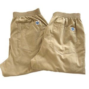 Spectrum 2 Khaki Scrub Bottom Bundle Sz Small